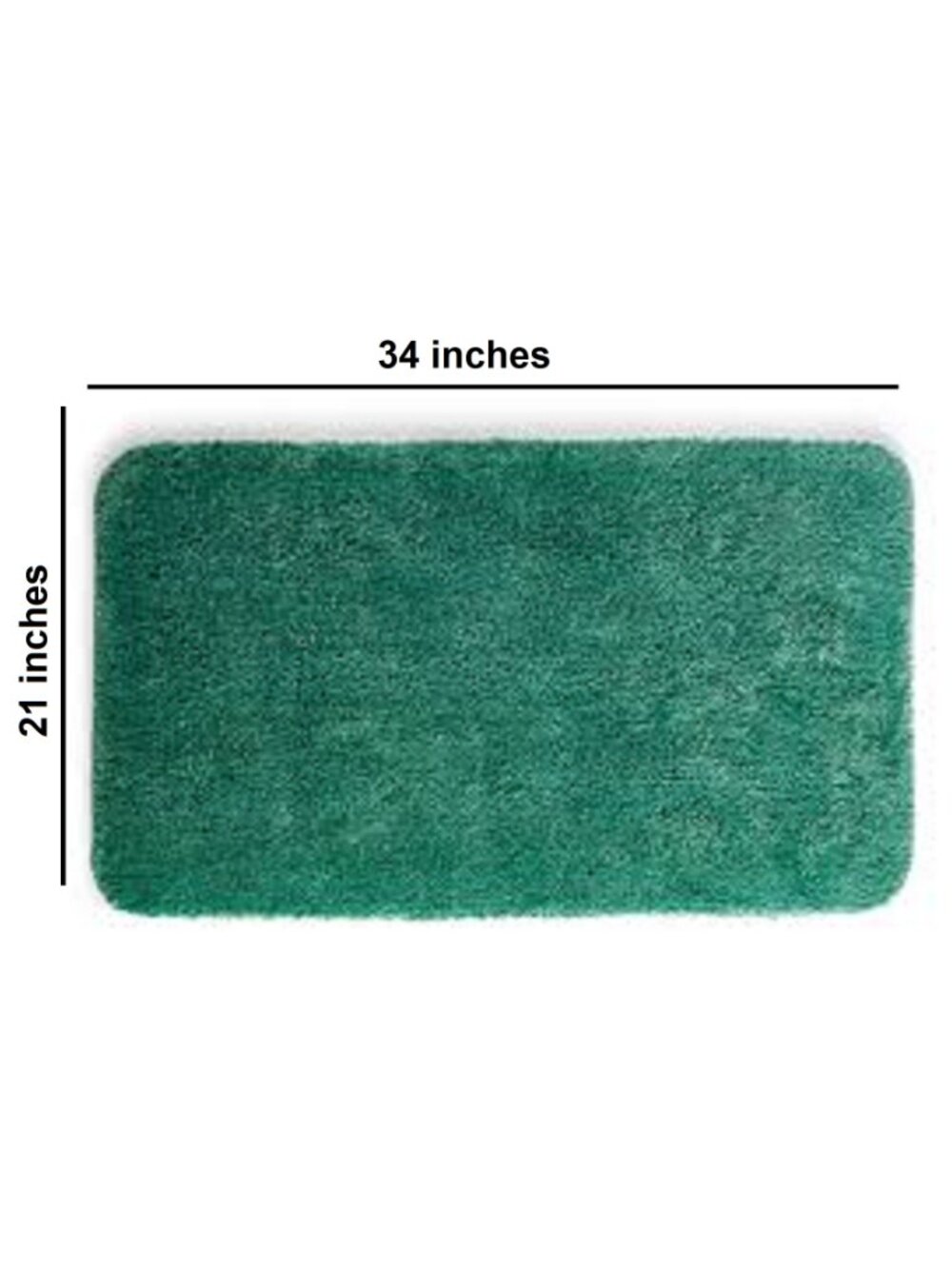 SAGE GREEN Charter Club Elite 21"x34" Plush Bath Rug w/ Skid Resistant Backing